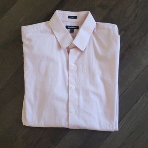 Men's Express Light Pink Dress Shirt
